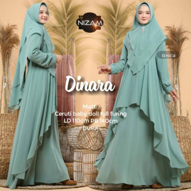 DINARA SYARI BY NIZAM HIJAB FASHION