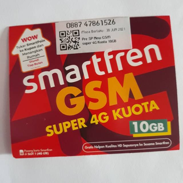 Perdana Smartfren 10 Gb