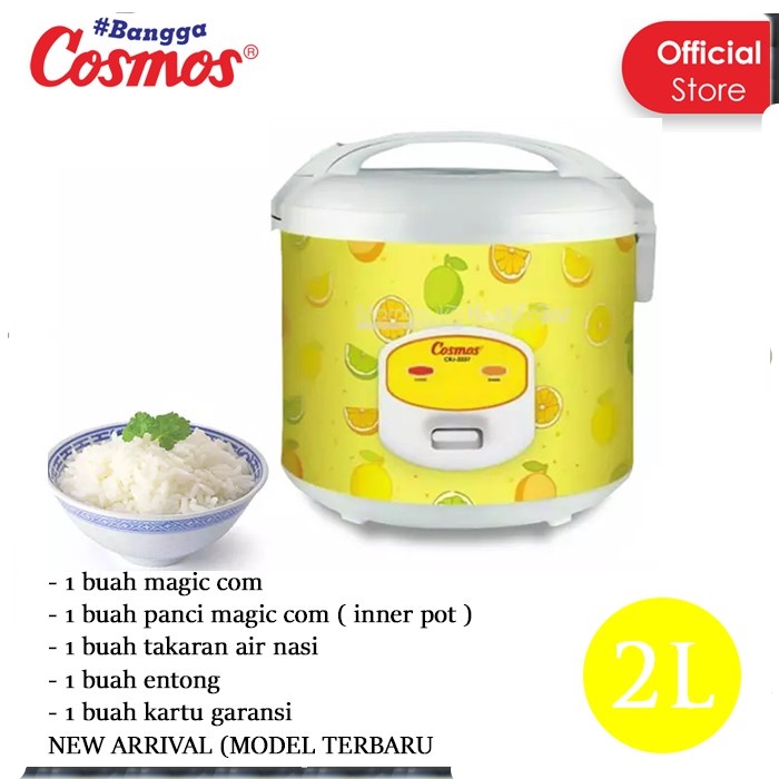 COSMOS CRJ-3237 RICE COOKER / MAGIC COM COSMOS CRJ 3237 / MAGIC COM 2 liter CRJ3237 terbaru