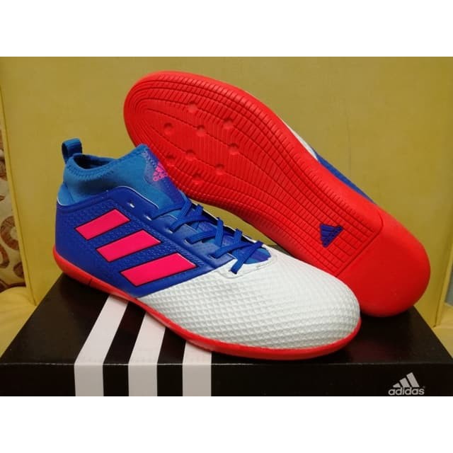 Sepatu Futsal Adidas ACE 17.3 Primemesh Blue White zuki store
