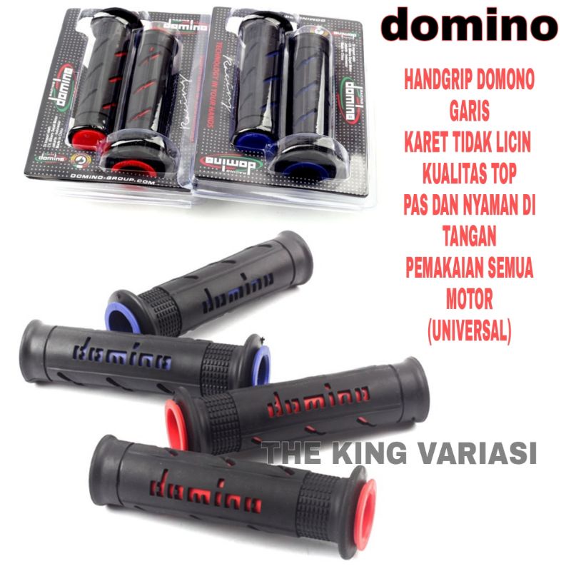 HANDGRIP DOMINO L/GRIP DOMINO GARIS/HANDFAT DOMINO GARIS WARNA/GRIP DOMINO GARIS NYAMAN DI TANGAN