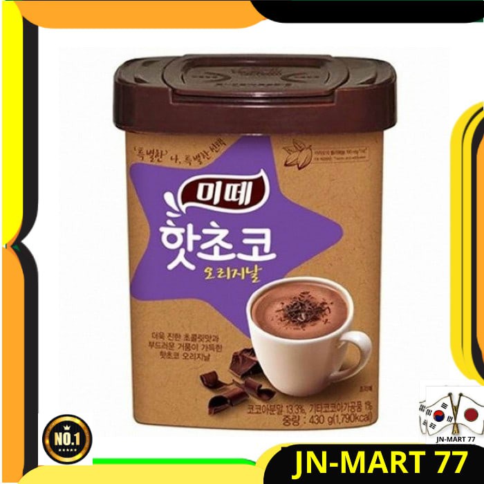 

MINUMAN KOREA MITTE HOT CHOCOLATE ORIGINAL 430 GR-MINUMAN COKLAT KAKAO