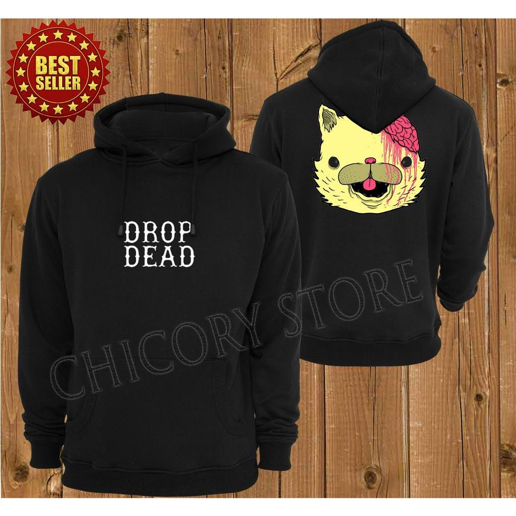 Jaket Sweater Hoodie DROP DEAD Keren Pria & Wanita