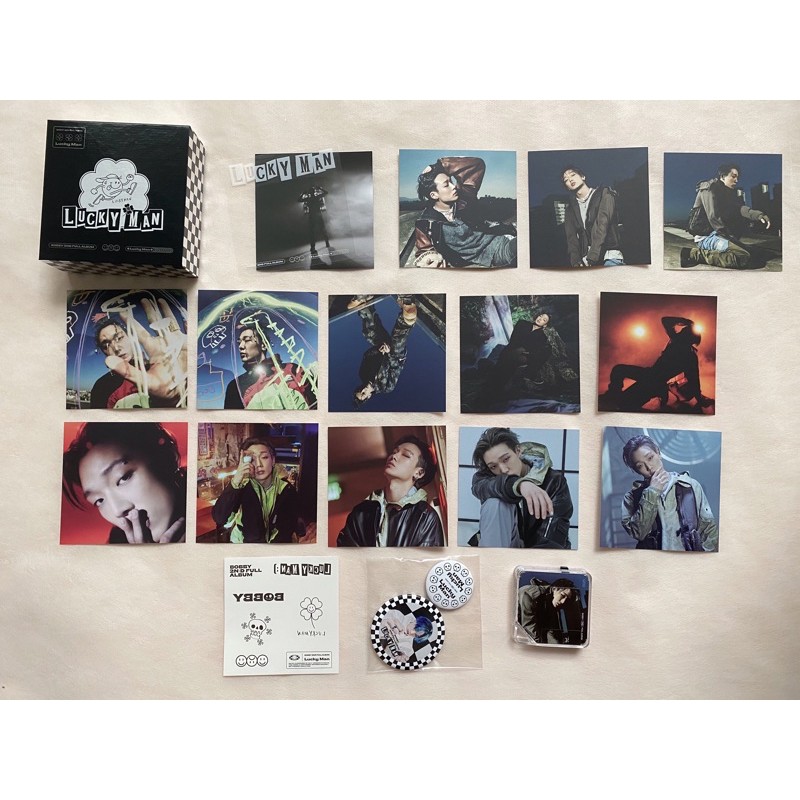 [SHARING] iKON BOBBY Kit Album Lucky Man Sticker Photocard