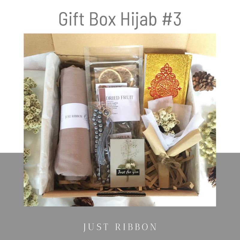 

JUST RIBBON - Gift Box Hijab Square Polos #3