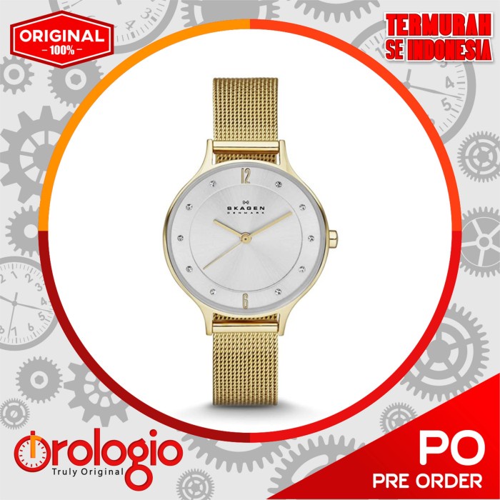 Skagen Women's Anita Stainless Steel Mesh Dress Quartz Watch SKW2150