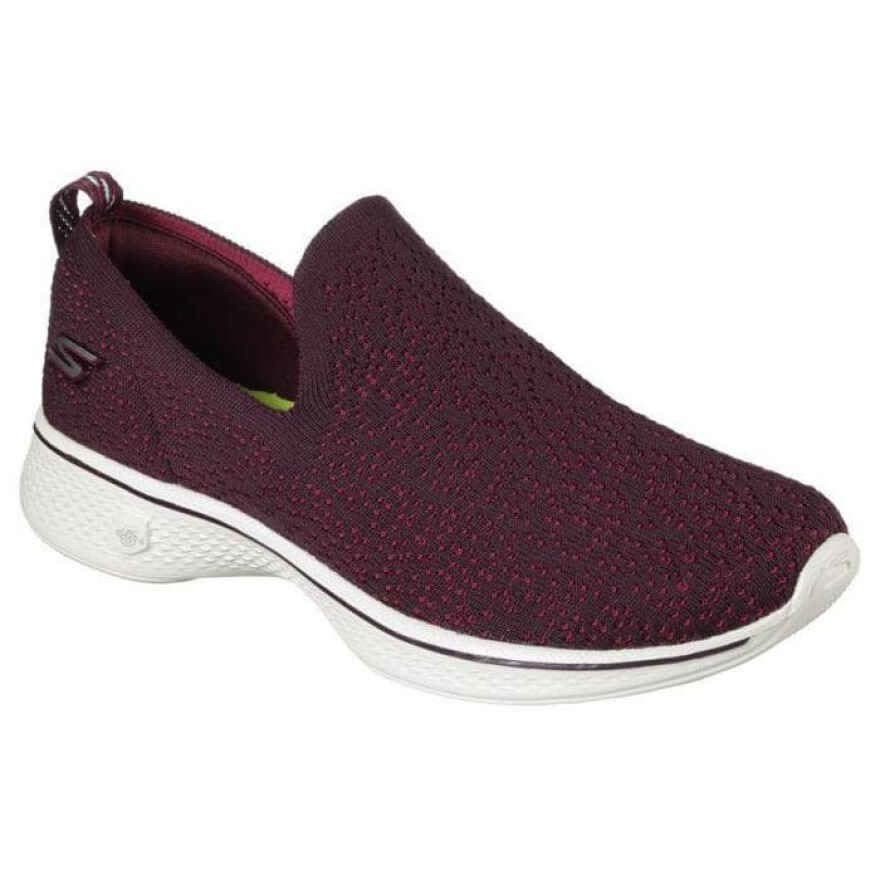 SKECHERS GO WALK 4 GIFTED. Burgundy. 14918BURG. Sepatu Wanita. Original