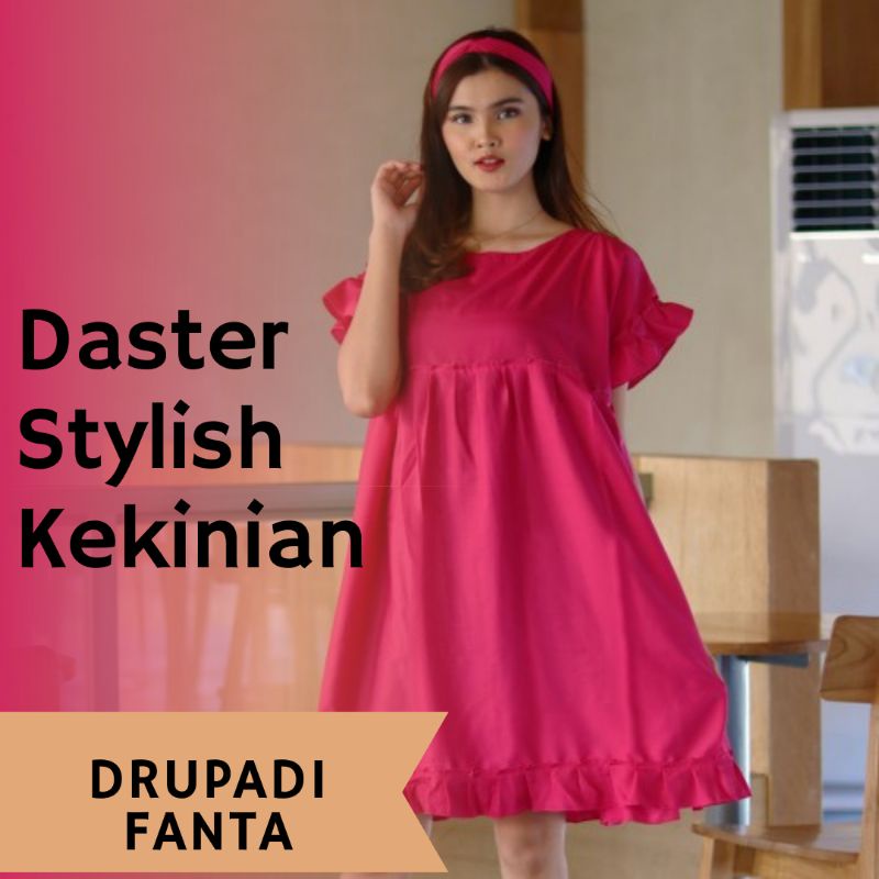 Baju Daster Busui Kekinian / Daster Viral / Daster Dewasa Remaja Murah / Ruffle / Motif Cantik