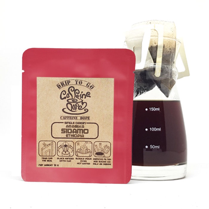 

Kopi Drip Arabika Sidamo dengan Filter Bag siap Seduh - DRIP TO GO
