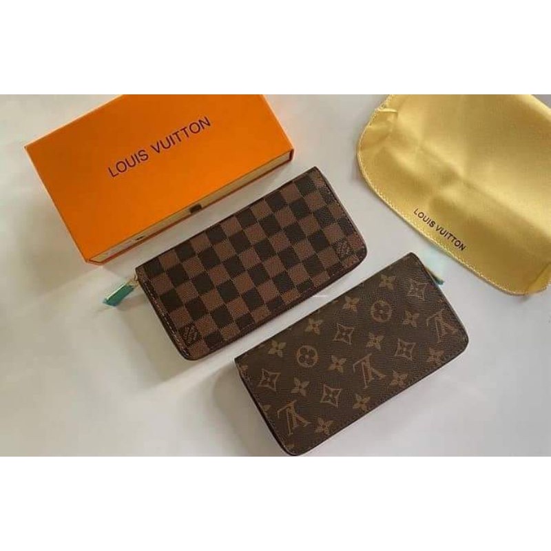 NEW ITEM dompet lv panjang 1 sleting free box / dompet uang / dompet kartu