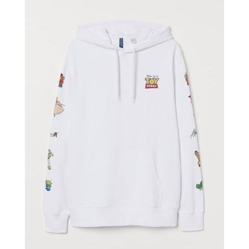 HOODIE H&M TOY STORY WHITE ORIGINAL