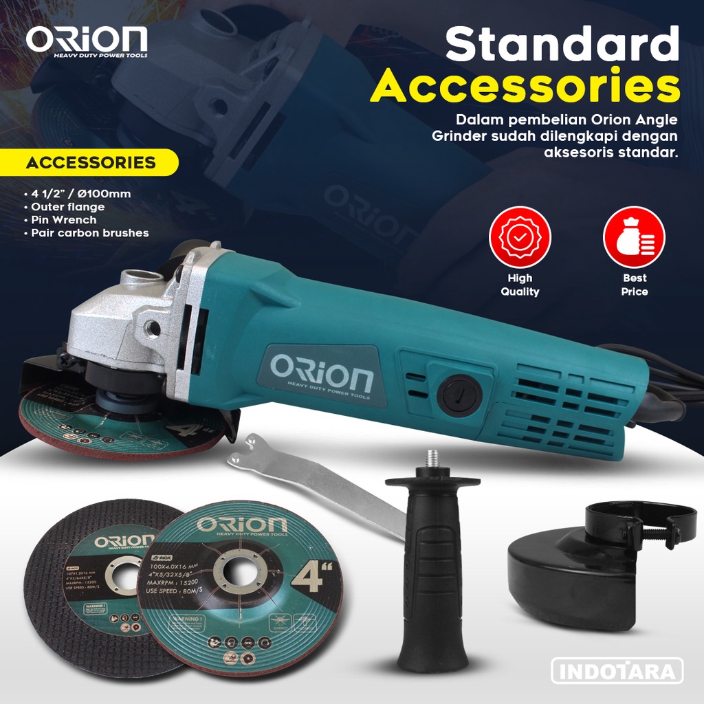 Mesin Gerinda Tangan / Angle Grinder Orion - HG9523