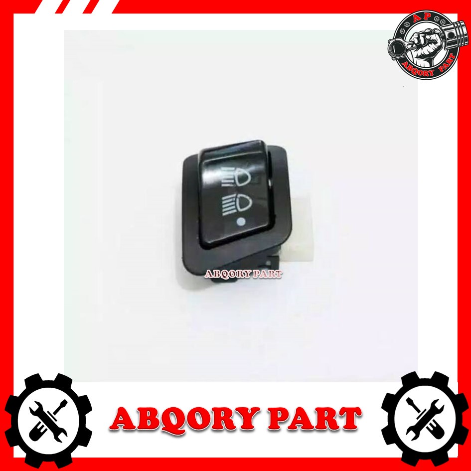 AbqoryPart___Tombol saklar lampu 3 fungsi dim dimmer POLOS