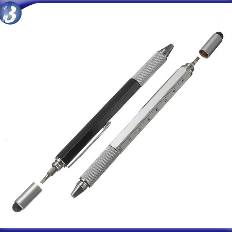 

Pena Multifungsi Stylus Penggaris Level Obeng