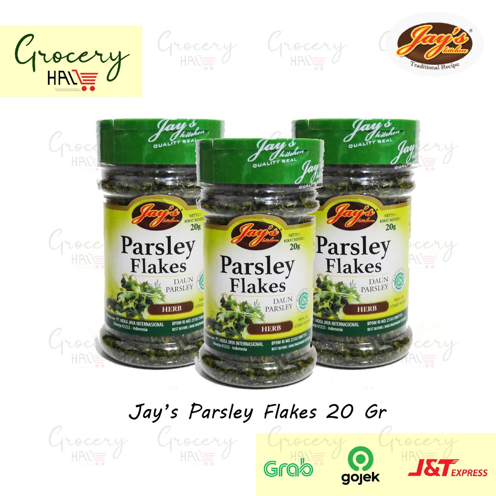 

JAY'S PARSLEY FLAKES 20 GRAM ( DAUN PARSLEY JAYS KITCHEN )