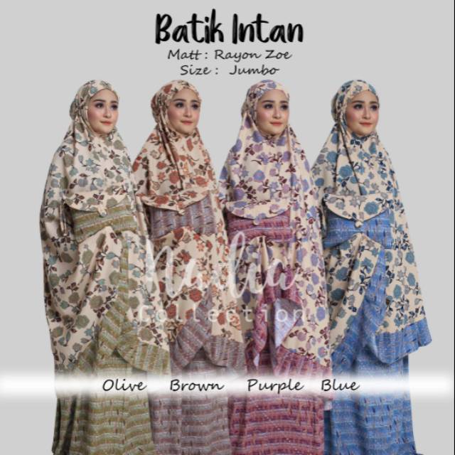 Mukena Dewasa - Mukena Batik Intan By Nadia Collection