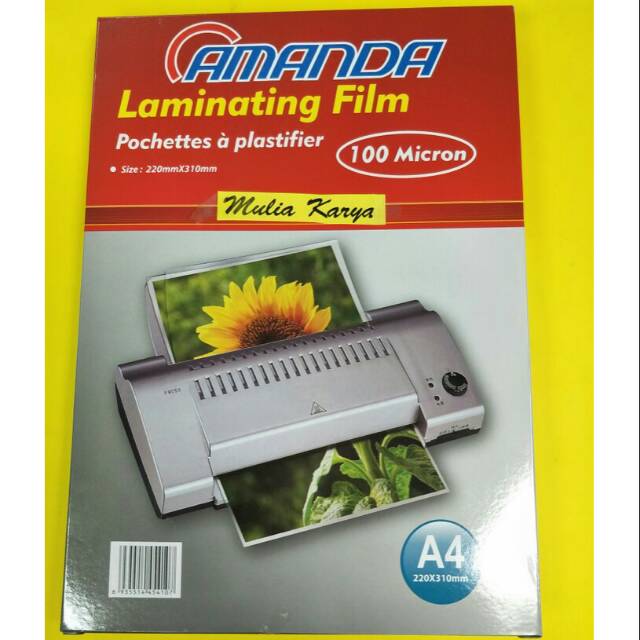 Jual Plastik Laminating Amanda A Micron Shopee Indonesia