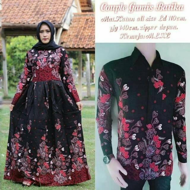 GROSIR BATIK  COUPLE  GAMIS BATIKA