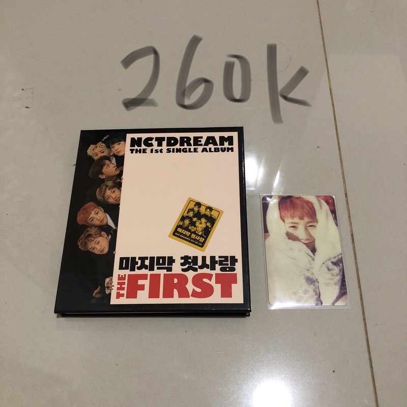 Album MFAL My First and last NCT DREAM+pc renjun selimutan
