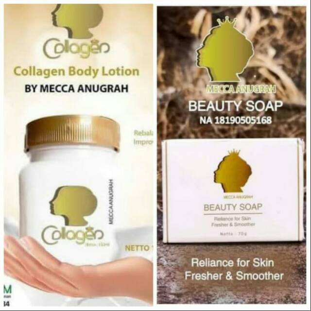 PAKET MECCA ANUGRAH ( BIBIT COLAGEN + BEAUTY SOAP ) ORIGINAL BPOM