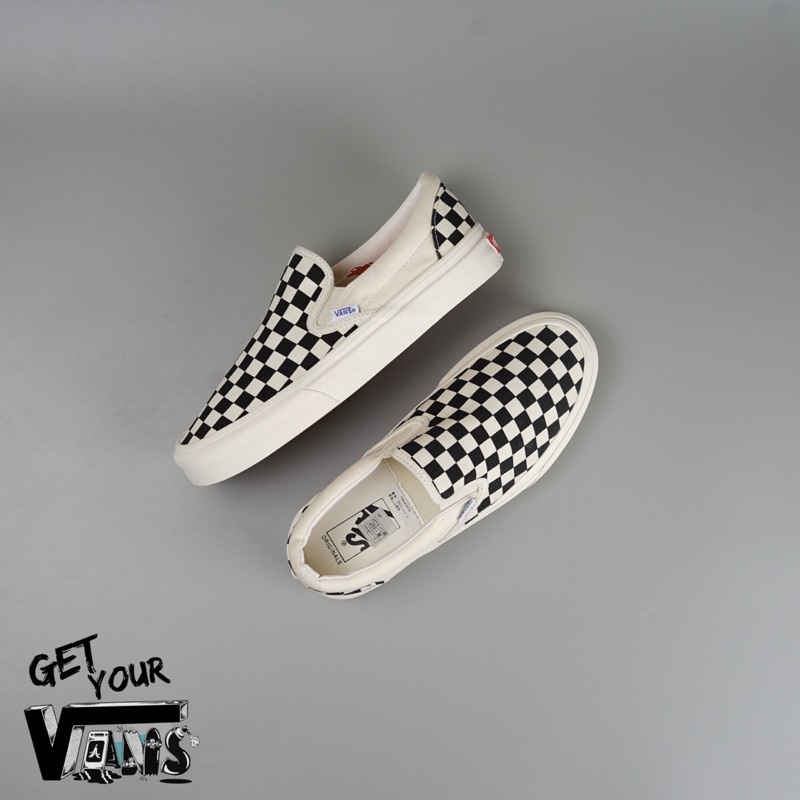 Vans Slip On Checkerboard Vault OG Original 100% Bnib