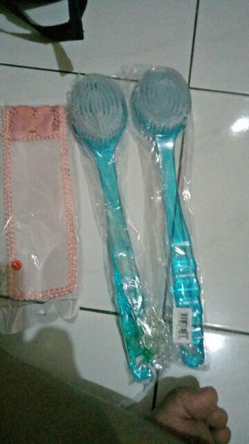 Gregorio Panjang Ditangani Tubuh Mandi Shower Kembali Scrubber Sikat Pijat Kulit Alat Pembersih