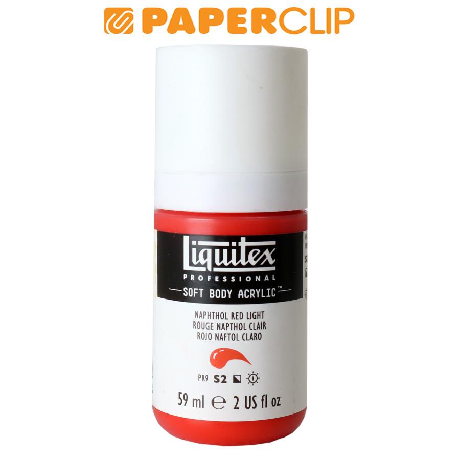 

ACRYLIC SOFT BODY LIQUITEX 1959294 NAPTHOL RED LIGHT
