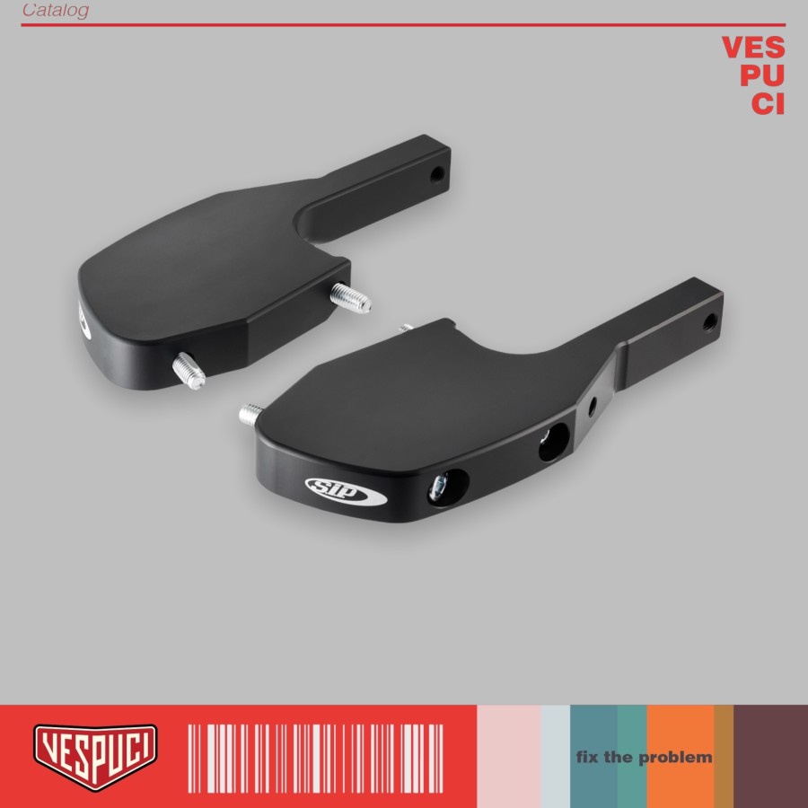 Footstep Footpeg Pijakan Kaki SIP Black Vespa GT-Series GTV GTS Super