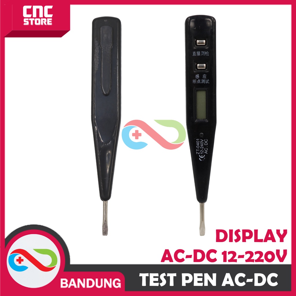 TEST PEN DIGITAL TESTPEN OBENG TES PEN AC OR DC 12V-220V TESPEN