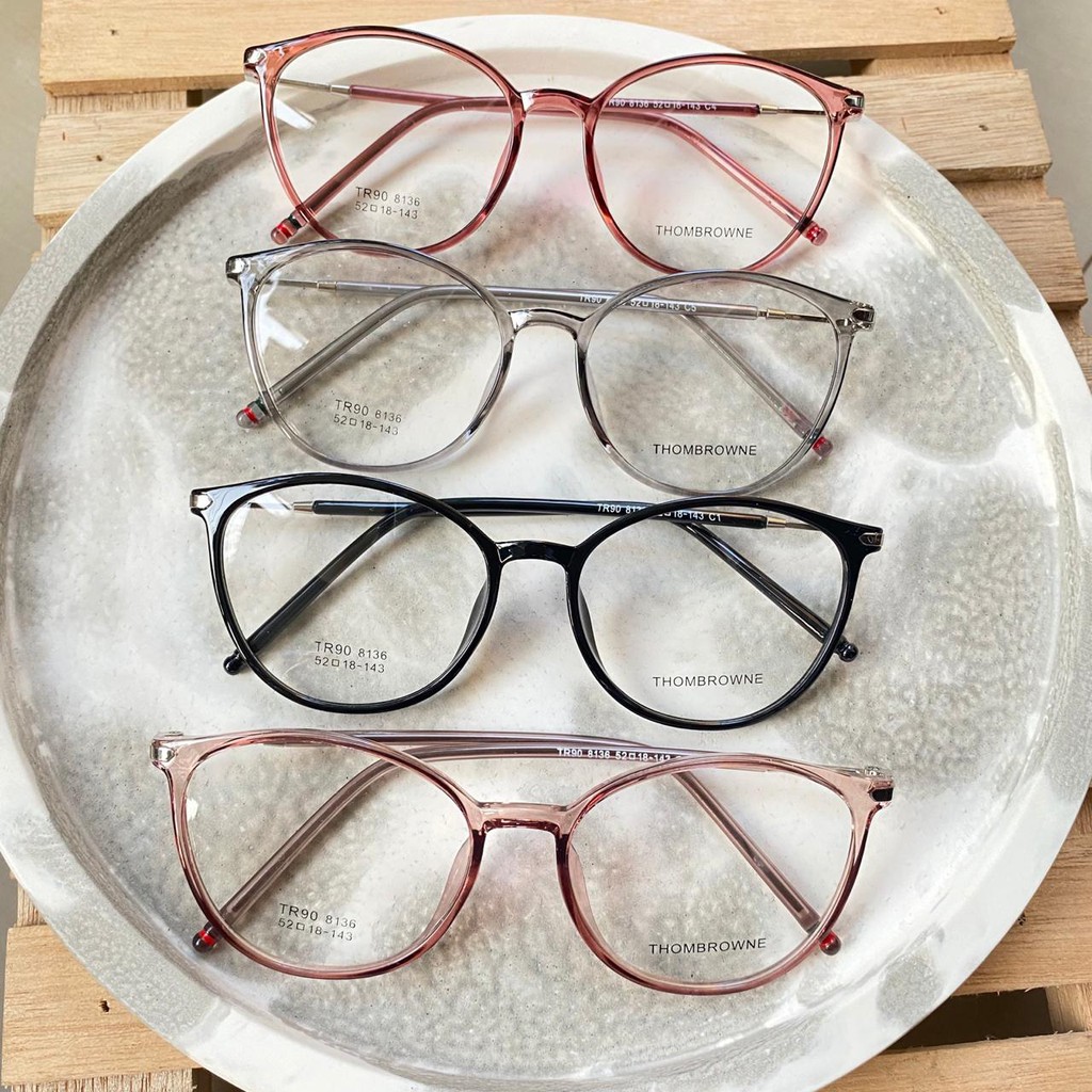 Frame kacamata minus TR 8136 + lensa antiradiasi