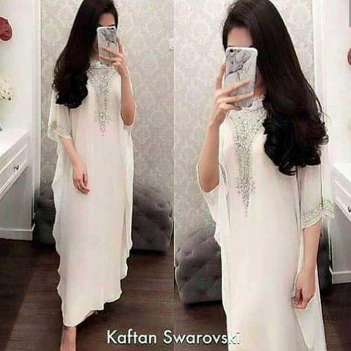 Terlariss Top Baju Kaftan Khusus Putih /Kaftan Khusus Putih /Kaftan White