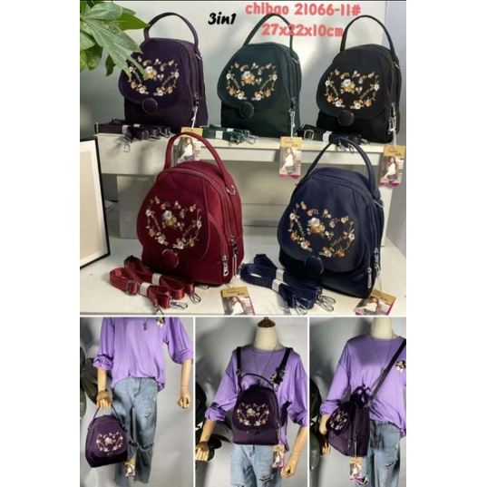 TAS RANSEL 3in1 CHIBAO IMPORT ORI