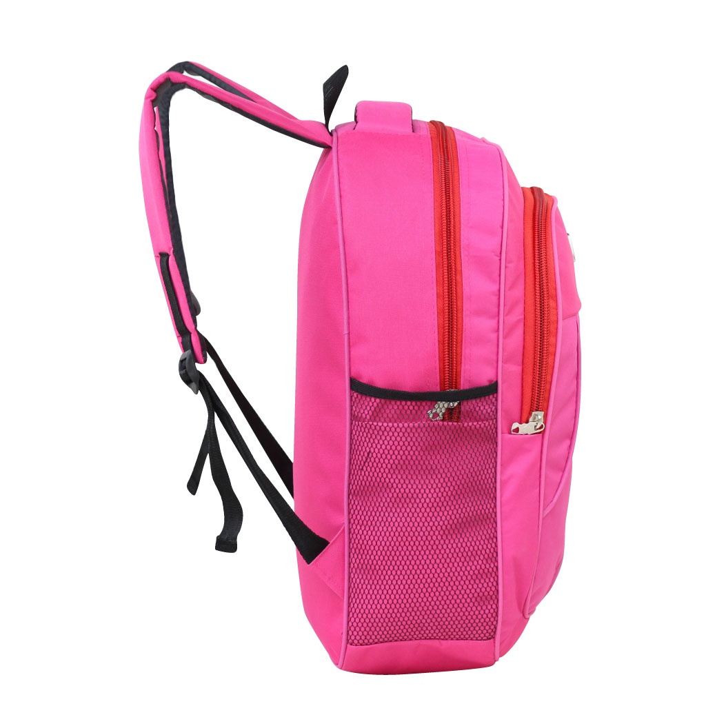 Tas Ransel Sekolah Tas Ransel Pria Tas Punggung Laptop Kuliah Polo Classic Pink Tas Pink Sekolah