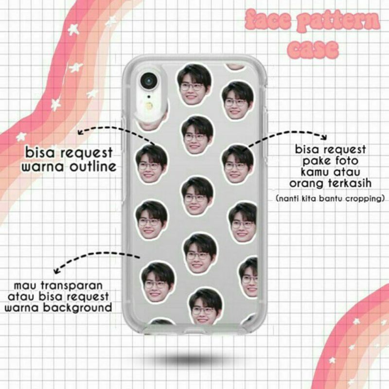 Custom Case Pattern Wajah