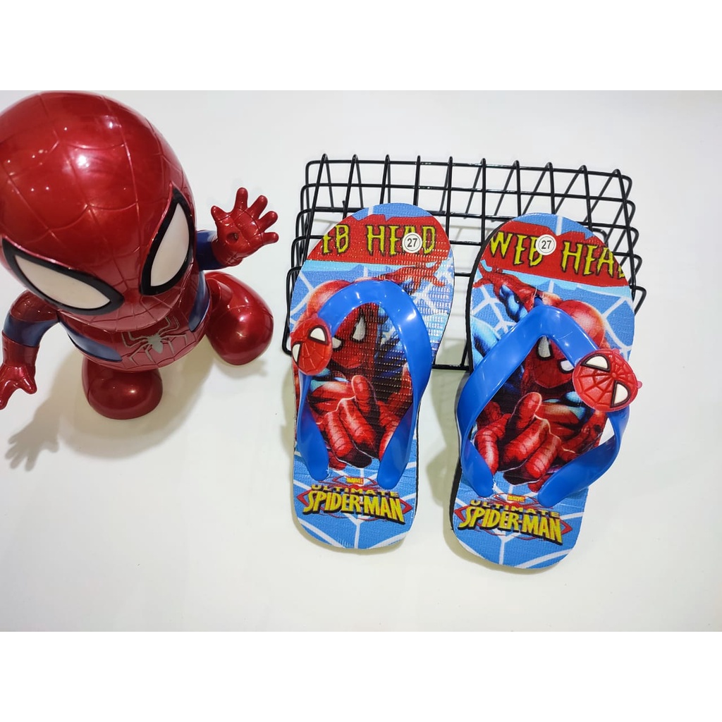 SANDAL JEPIT ANAK LAKI LAKI SPIDERMAN FUL COLOR 01 2022