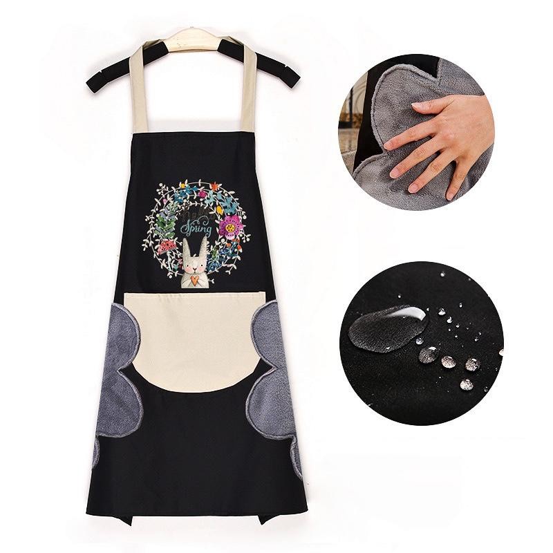 【GOGOMART】Apron Celemek Masak Anti Air &amp; Minyak - Motif Kelinci