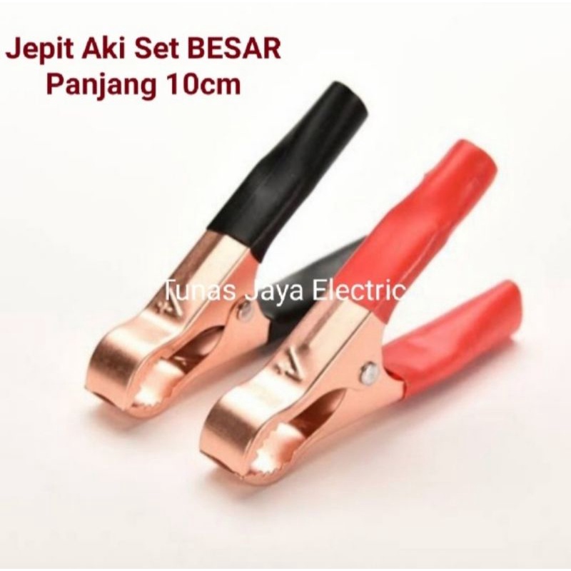 Jepit Aki Set BESAR 60A (Harga Jual Per Set / Per Pasang)