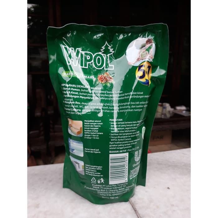 MRH WIPOL KARBOL CEMARA 780 ML 5 IN 1