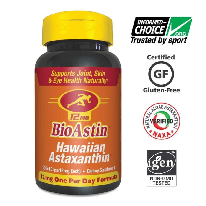 

BioAstin Hawaiian Astaxanthin 12mg