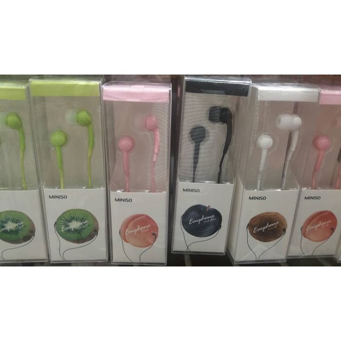 Elektronik - Audio - Headset Miniso Earphone / Headset - Putih Termurah