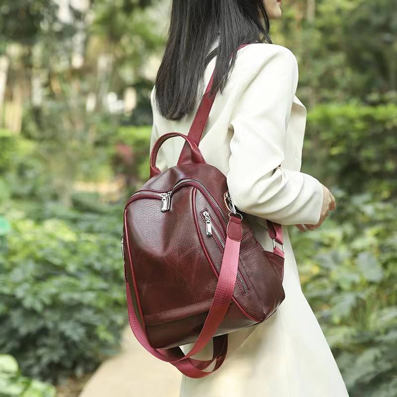 Tas Ransel Wanita Import Korea Backpack Sekolah Kerja 6822 JAKARTA