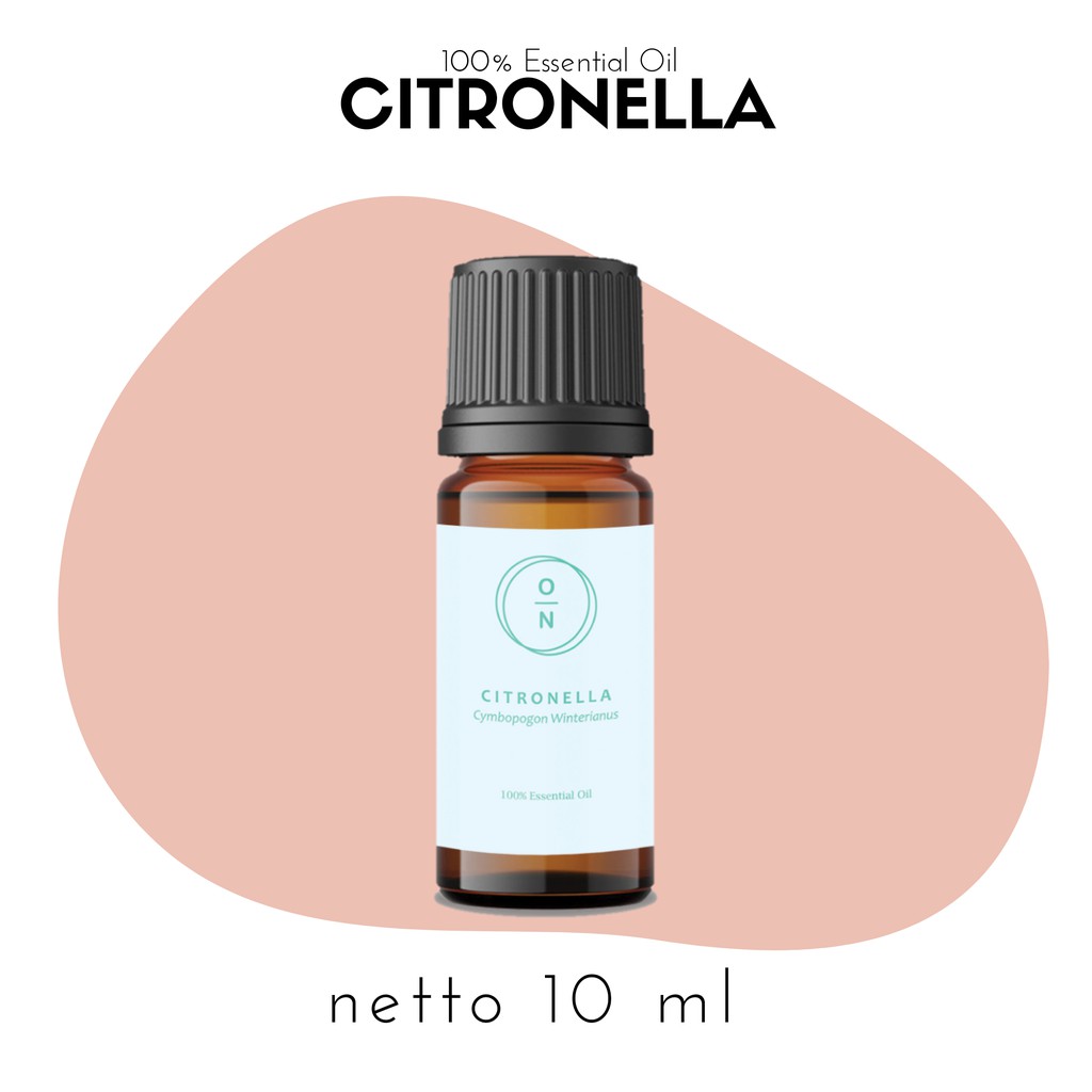 Citronella Essential Oil 10 ml / Minyak Sereh Alami Pengusir Serangga