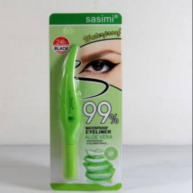 Eyerliner Daun Sasimi Waterproof Aloevera 99%