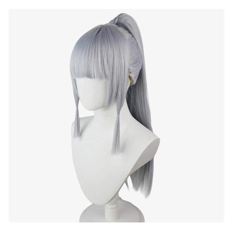 LOL-62 wig kamisato ayaka genshin rambut palsu cosplay