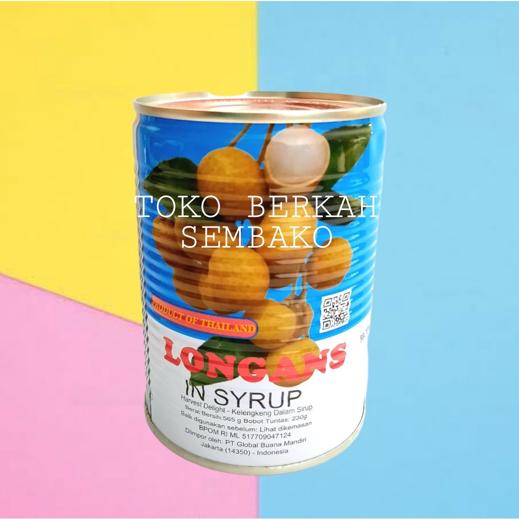

Harvest Delight Longans In Syrup / Buah Kelengkeng Dalam Kaleng