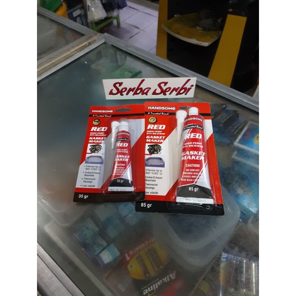 

[RED GASKET ODOL]Lem silikon merah red gasket rtv high temp tube