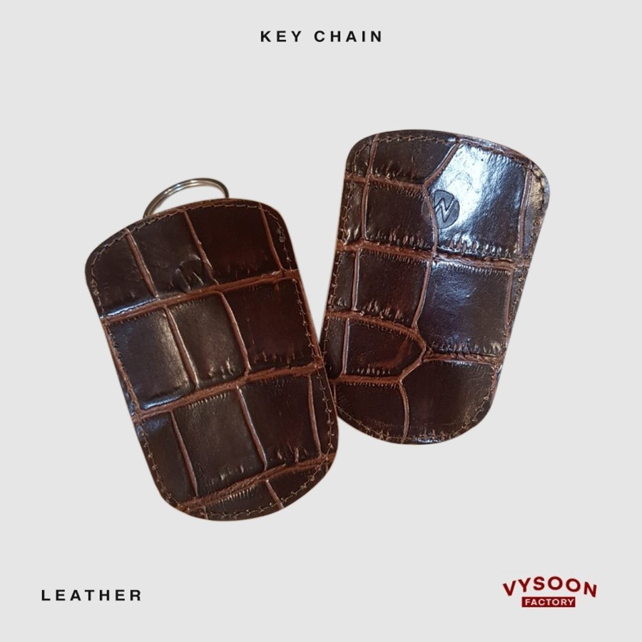 Gantungan Kunci Kulit Pinggang Mobil Motor / Genuine Leather Keychain