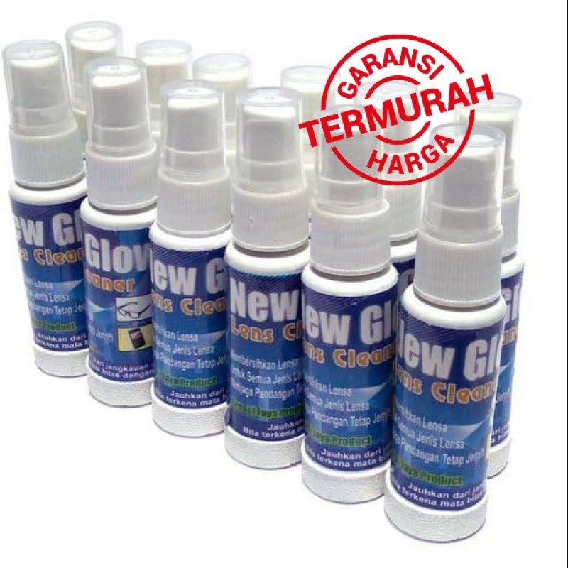 Lens Cleaner New Glow Clear Tech Cleartech Cairan Pembersih Lensa Kacamata / Air Pembersih Lensa Kaca Mata HP Serbaguna