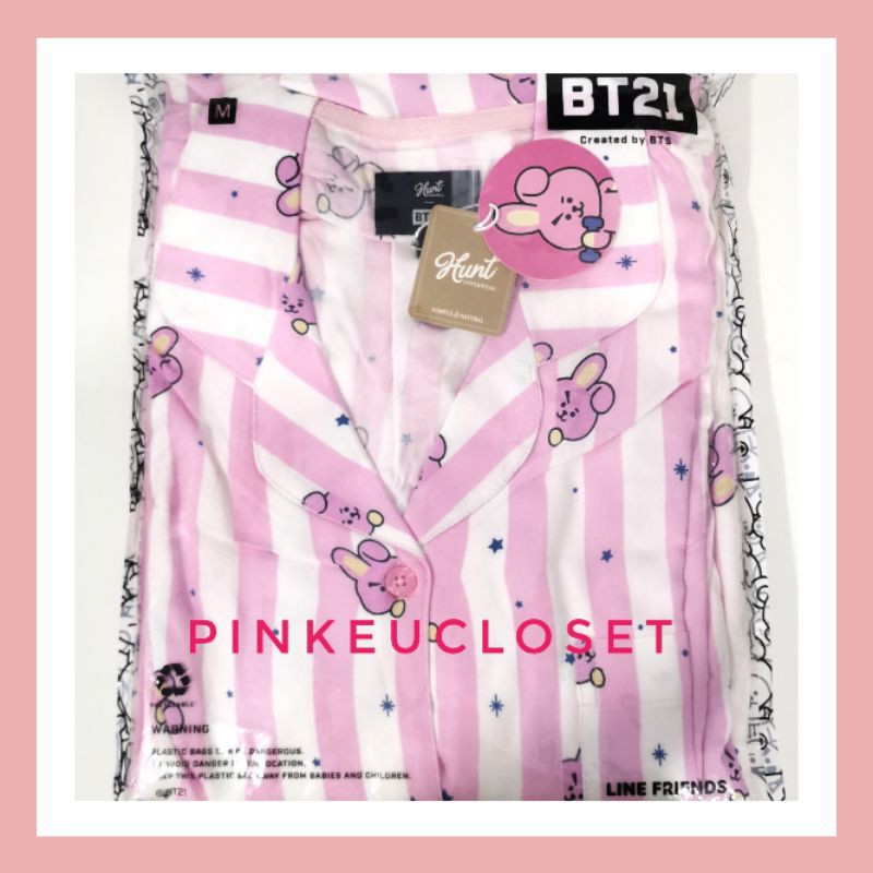 [READY] RARE BTS BT21 PAJAMAS PIYAMA COOKY OFFICIAL HUNT INNERWEAR