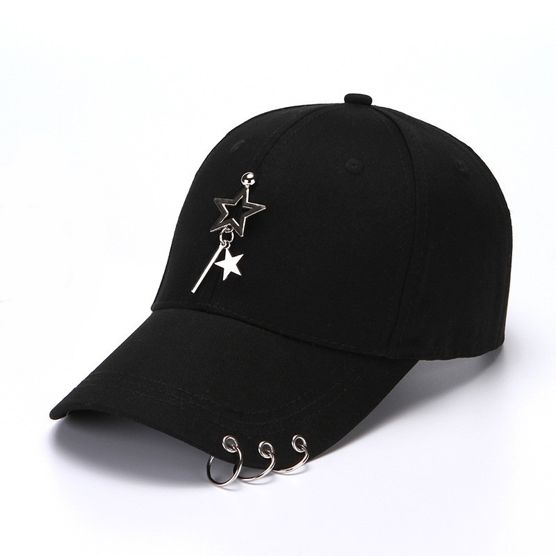 Topi Baseball Anting Bintang Gaya Korea